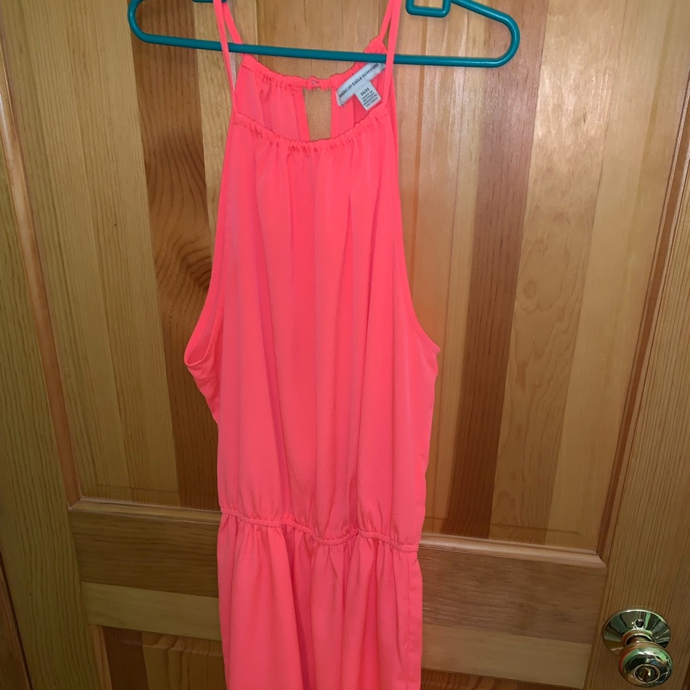Bright Pink High Neck Dress!